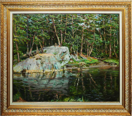 Вещилов Константин Александрович. Купальщик на берегу Марны 